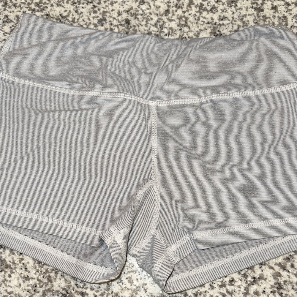 Savage Barbell Striped Gray Shorts